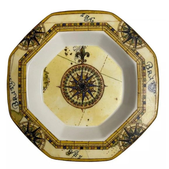Wedgwood Other - Small Wedgwood Atlas Octagonal Trinket Dish PlateBone China England 1996